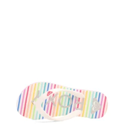 Little Kid (10.5-3)*Roxy Girl's , Tahiti VII Sandal - Little Kid & Big Kid White Pink Turquoise
