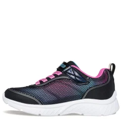 Sneakers & Athletic*Skechers Girl's , Microspec Plus Sneaker - Little Kid & Big Kid Black Multi