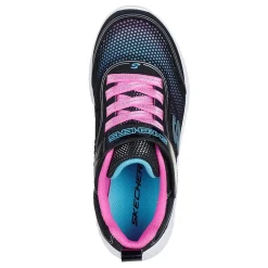 Sneakers & Athletic*Skechers Girl's , Microspec Plus Sneaker - Little Kid & Big Kid Black Multi