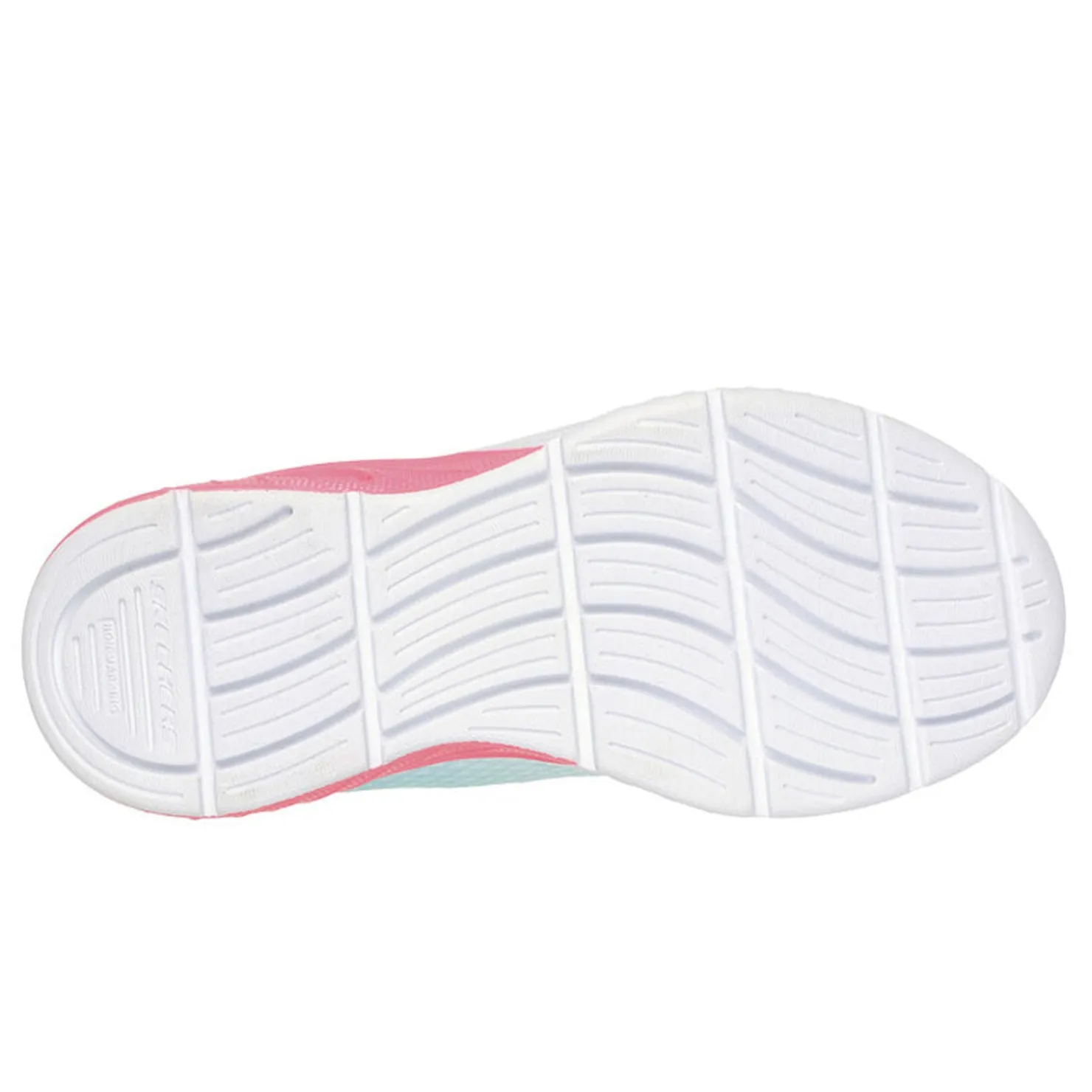 Big Kid (3.5-7)*Skechers Girl's , Microspec Max Plus - Echo Speed - Little Kid & Big Kid White Pink Blue