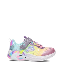 Sneakers & Athletic*Skechers Girl's , S Lights: Unicorn Dreams Sneaker - Little Kid Purple Multi
