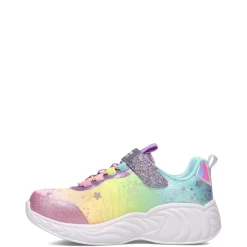 Sneakers & Athletic*Skechers Girl's , S Lights: Unicorn Dreams Sneaker - Little Kid Purple Multi