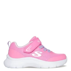 Toddler (3.5-10)*Skechers Girl's , Skech Fast Sneaker - Playful Wish - Toddler Pink Sparkle Multi