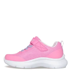 Sneakers & Athletic*Skechers Girl's , Skech Fast Sneaker - Playful Wish - Toddler Pink Sparkle Multi