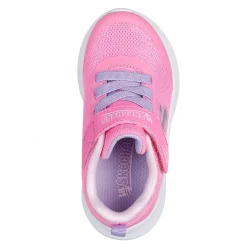 Sneakers & Athletic*Skechers Girl's , Skech Fast Sneaker - Playful Wish - Toddler Pink Sparkle Multi