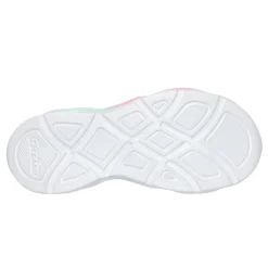 Sneakers & Athletic*Skechers Girl's , S-Lights: Twisty Glow - Sorbet Swirl Sneaker - Little Kid Periwinkle/Multi