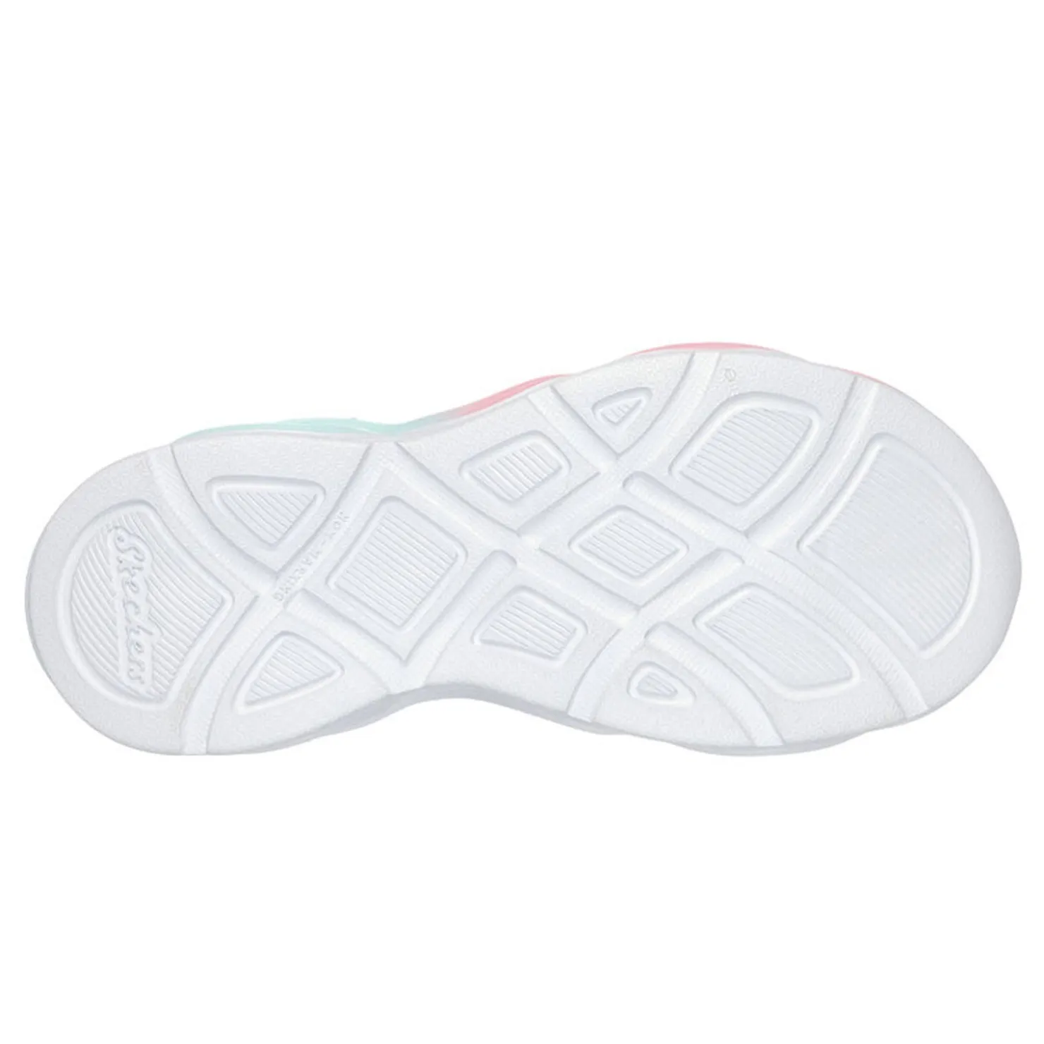 Sneakers & Athletic*Skechers Girl's , S-Lights: Twisty Glow - Sorbet Swirl Sneaker - Little Kid Periwinkle/Multi