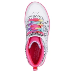 Sneakers & Athletic*Skechers Girl's , Sport Court 92 - Color Me Kicks Sneaker - Little Kid & Big Kid White Multi