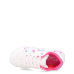 Little Kid (10.5-3)*Skechers Girl's Street, Uno Lite - My Drip Sneaker - Little Kid White Multi