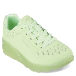 Big Kid (3.5-7)*Skechers Girl's Street, Uno Ice Sneaker - Little Kid Light Green