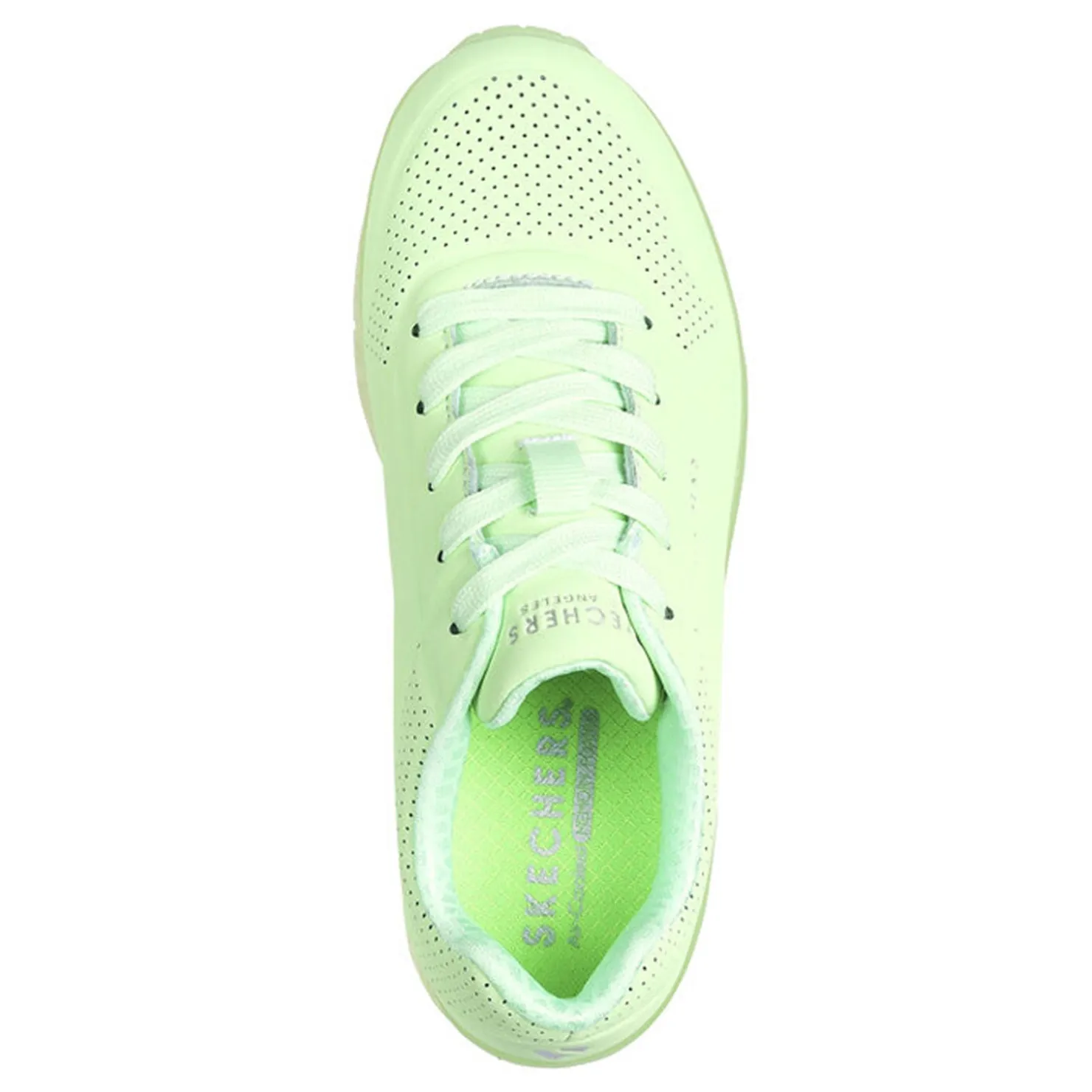Big Kid (3.5-7)*Skechers Girl's Street, Uno Ice Sneaker - Little Kid Light Green