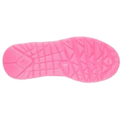 Big Kid (3.5-7)*Skechers Girl's Street, Uno Ice Sneaker - Little Kid Neon Pink