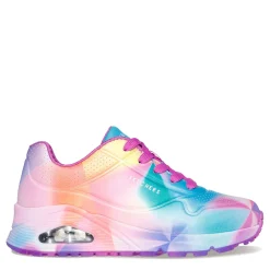 Little Kid (10.5-3)*Skechers Girl's Street, Uno Gen1 - Prism Burst Sneaker - Little Kid Purple Multi