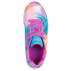 Little Kid (10.5-3)*Skechers Girl's Street, Uno Gen1 - Prism Burst Sneaker - Little Kid Purple Multi