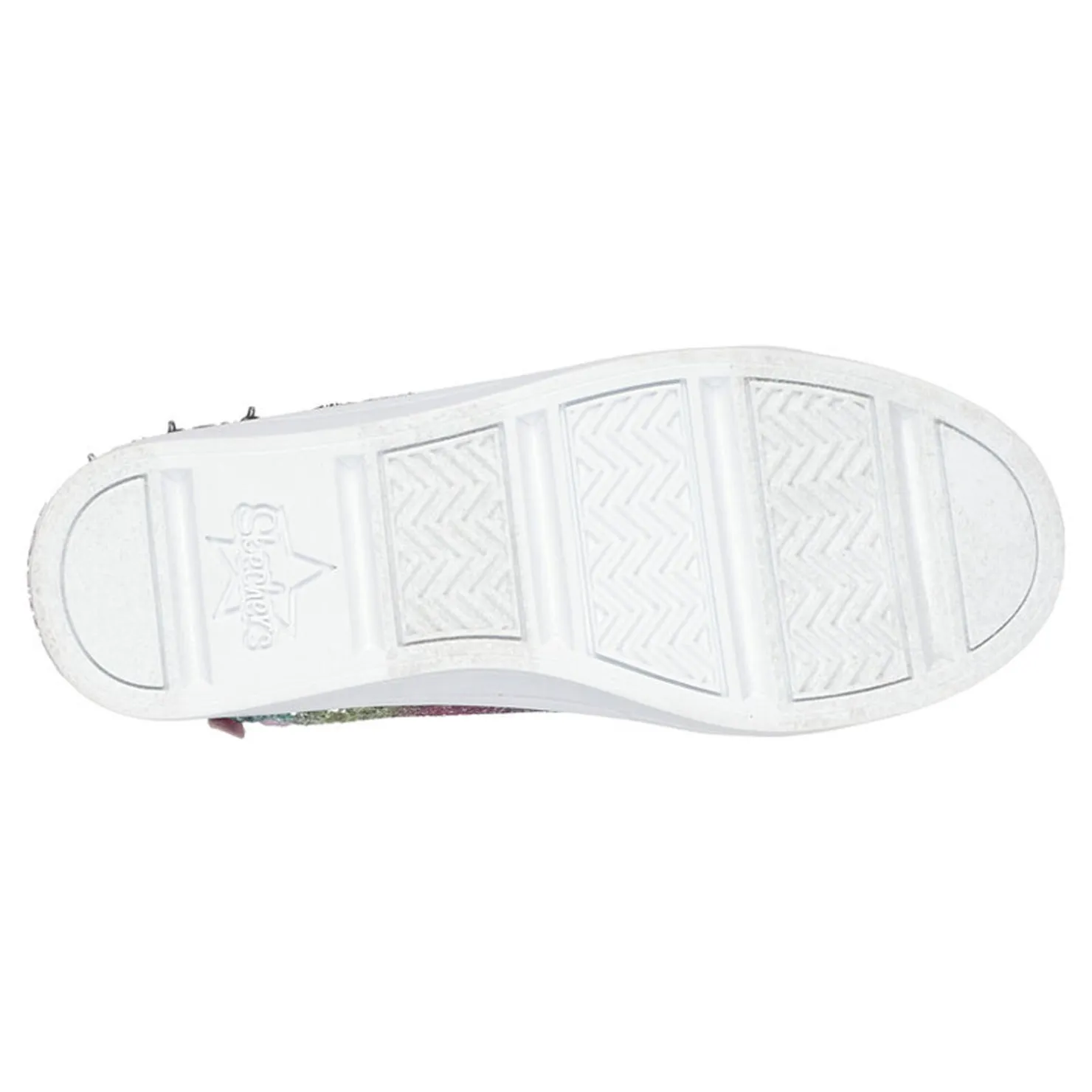 Sneakers & Athletic*Skechers Girl's , Twi-Lites - Charm Glitz Sneakers – Toddler Silver Multi