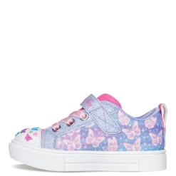 Sneakers & Athletic*Skechers Girl's , Twinkle Toes: Twinkle Sparks - Ombre Flutter Sneaker - Toddler Lavender Multi