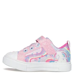 Toddler (3.5-10)*Skechers Girl's , Twinkle Toes: Twinkle Sparks - Whimsical Shimmer Sneaker - Toddler Pink Multi