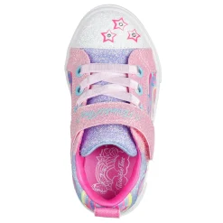 Toddler (3.5-10)*Skechers Girl's , Twinkle Toes: Twinkle Sparks - Whimsical Shimmer Sneaker - Toddler Pink Multi