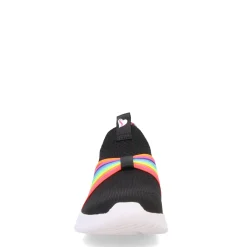 Little Kid (10.5-3)*Skechers Girl's , Ultra Flex 3.0 - Rainbow Speed Sneaker – Little Kid Black Multi