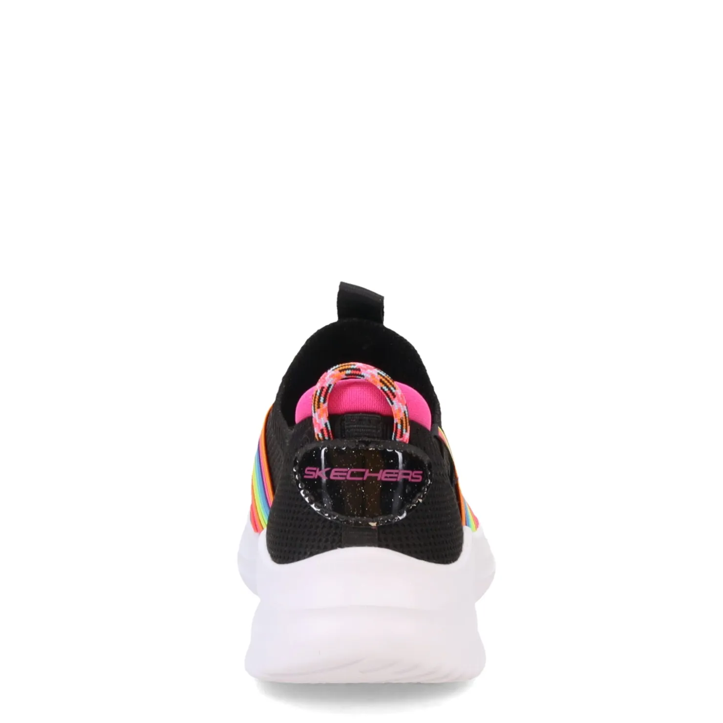 Little Kid (10.5-3)*Skechers Girl's , Ultra Flex 3.0 - Rainbow Speed Sneaker – Little Kid Black Multi
