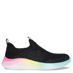 Big Kid (3.5-7)*Skechers Girl's , Ultra Flex 3.0 - Shimmer Stroll Sneaker - Little Kid & Big Kid Black Multi
