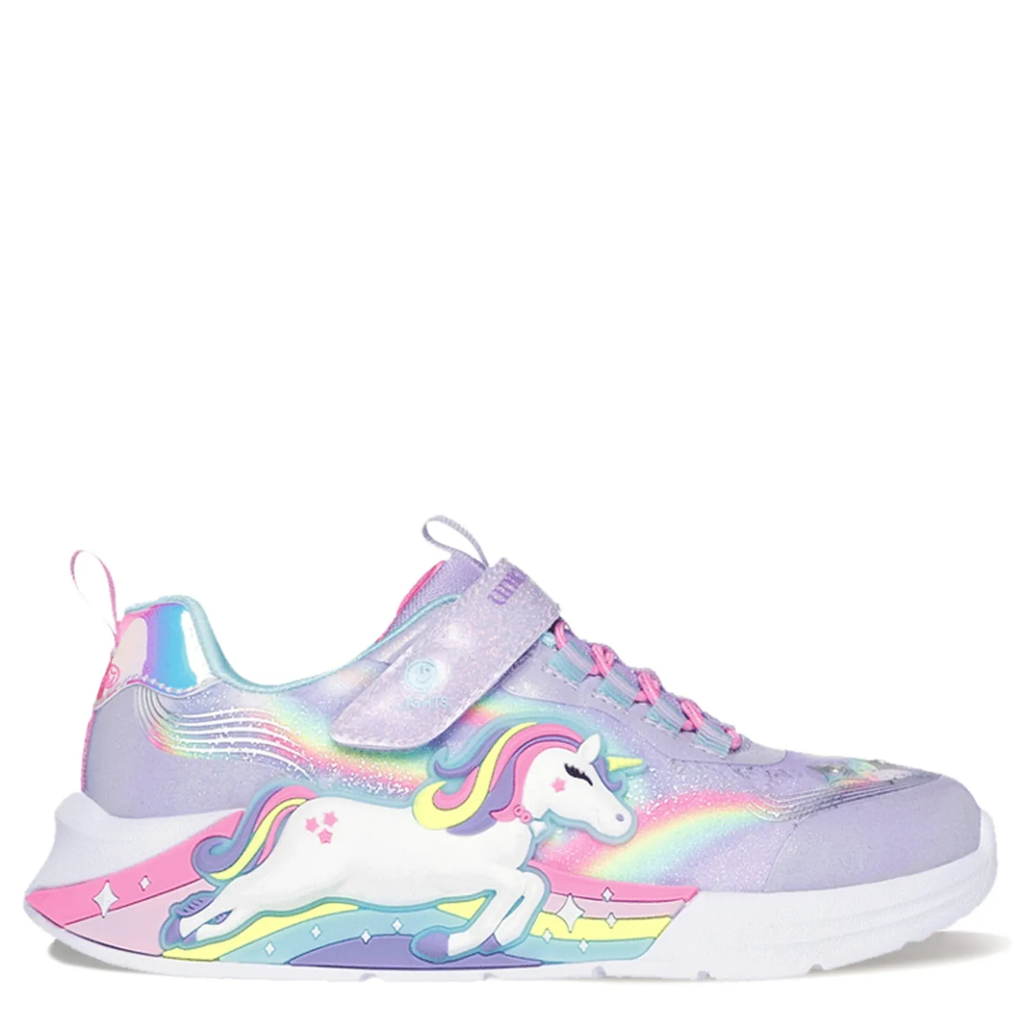 Big Kid (3.5-7)*Skechers Girl's , Unicorn Chaser Sneaker - Little Kid Lavender Multi