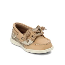 Boat Shoes*Sperry Girl's Kids, Shoresider Jr Boat Shoe - Toddler & Little Kid Linen