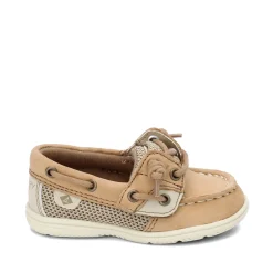 Boat Shoes*Sperry Girl's Kids, Shoresider Jr Boat Shoe - Toddler & Little Kid Linen