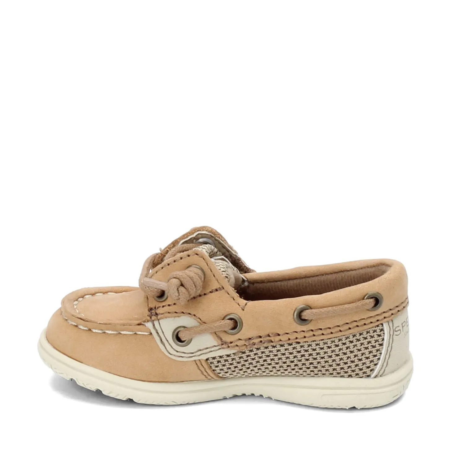 Boat Shoes*Sperry Girl's Kids, Shoresider Jr Boat Shoe - Toddler & Little Kid Linen