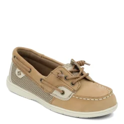 Boat Shoes*Sperry Girl's , Shoresider Jr Boat Shoe - Little Kid & Big Kid Linen