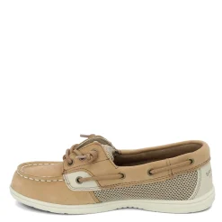 Boat Shoes*Sperry Girl's , Shoresider Jr Boat Shoe - Little Kid & Big Kid Linen