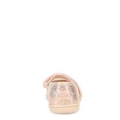 Flats*TOMS Girl's , Tiny Mary Jane - Toddler Crackle Foil Gold