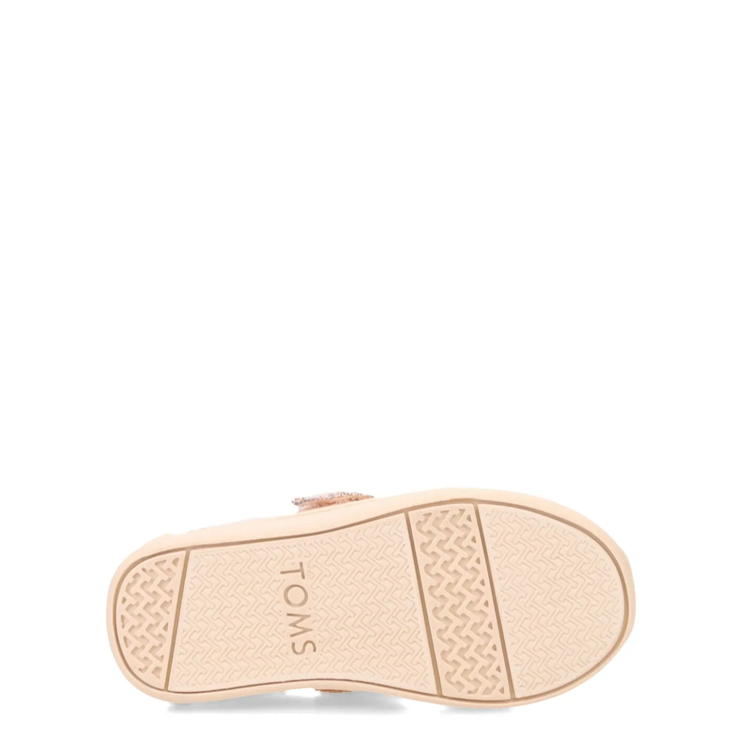 Flats*TOMS Girl's , Tiny Mary Jane - Toddler Crackle Foil Gold