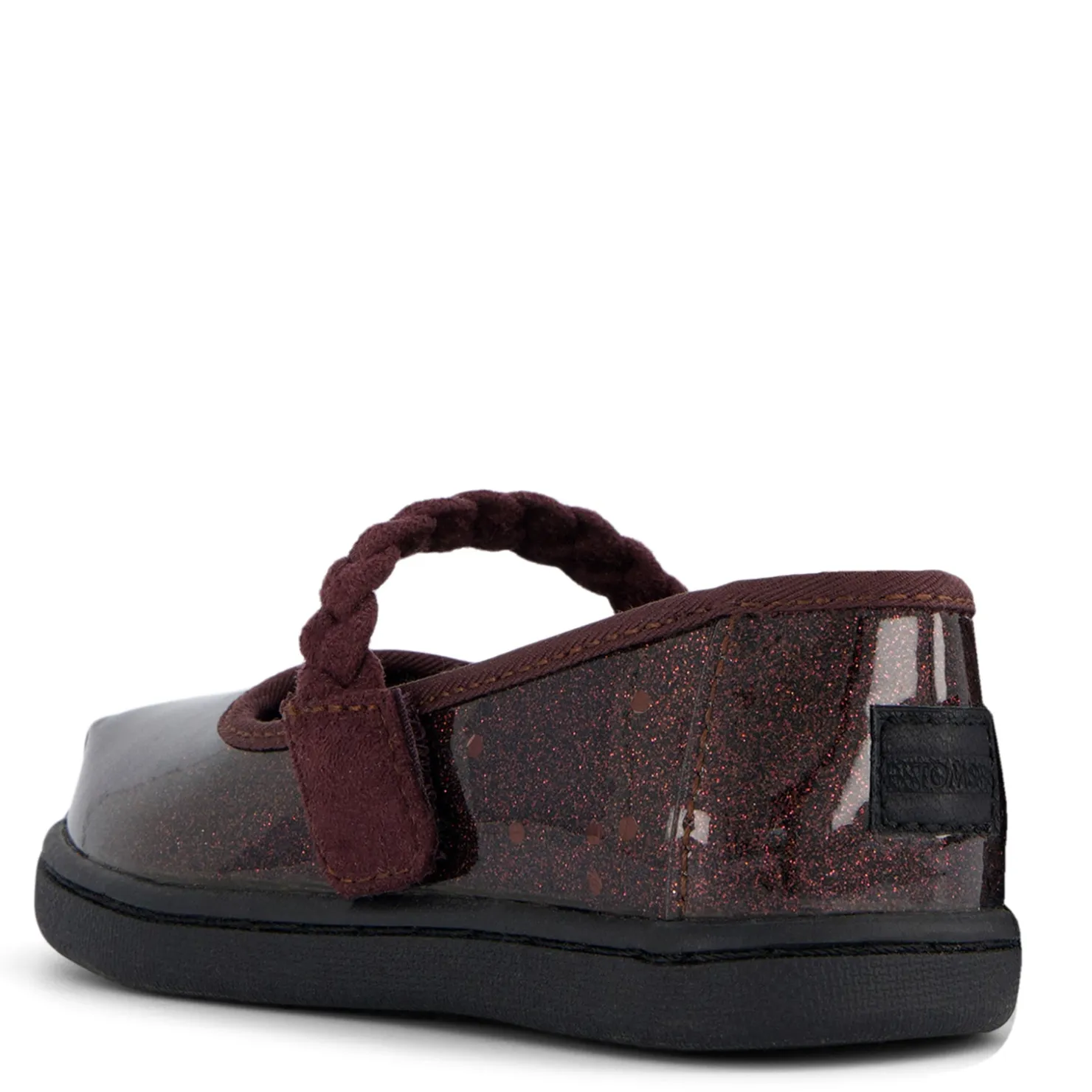 Toddler (3.5-10)*TOMS Girl's , Tiny Mary Jane - Toddler Blackberry Confetti