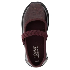 Toddler (3.5-10)*TOMS Girl's , Tiny Mary Jane - Toddler Blackberry Confetti