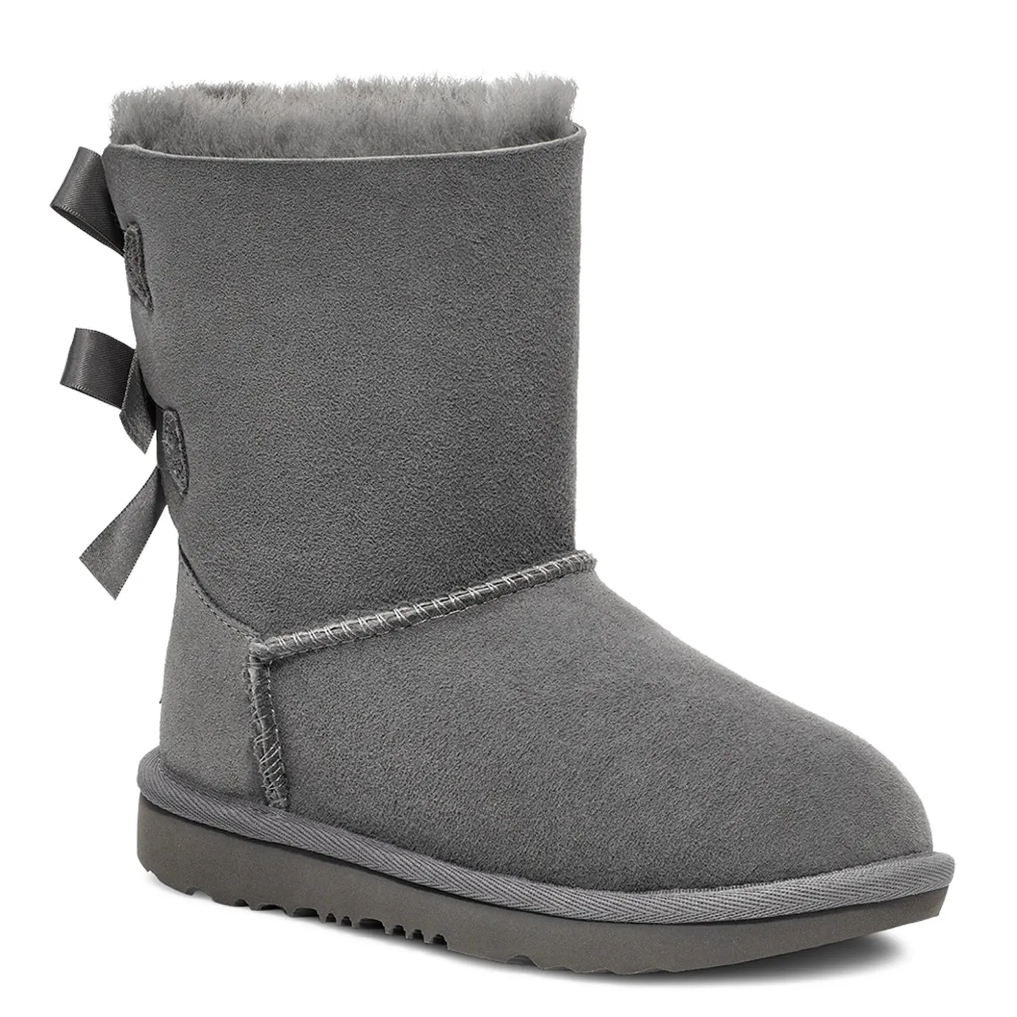 Boots*UGG Girl's , Bailey Bow II Boot - Little Kid & Big Kid Grey