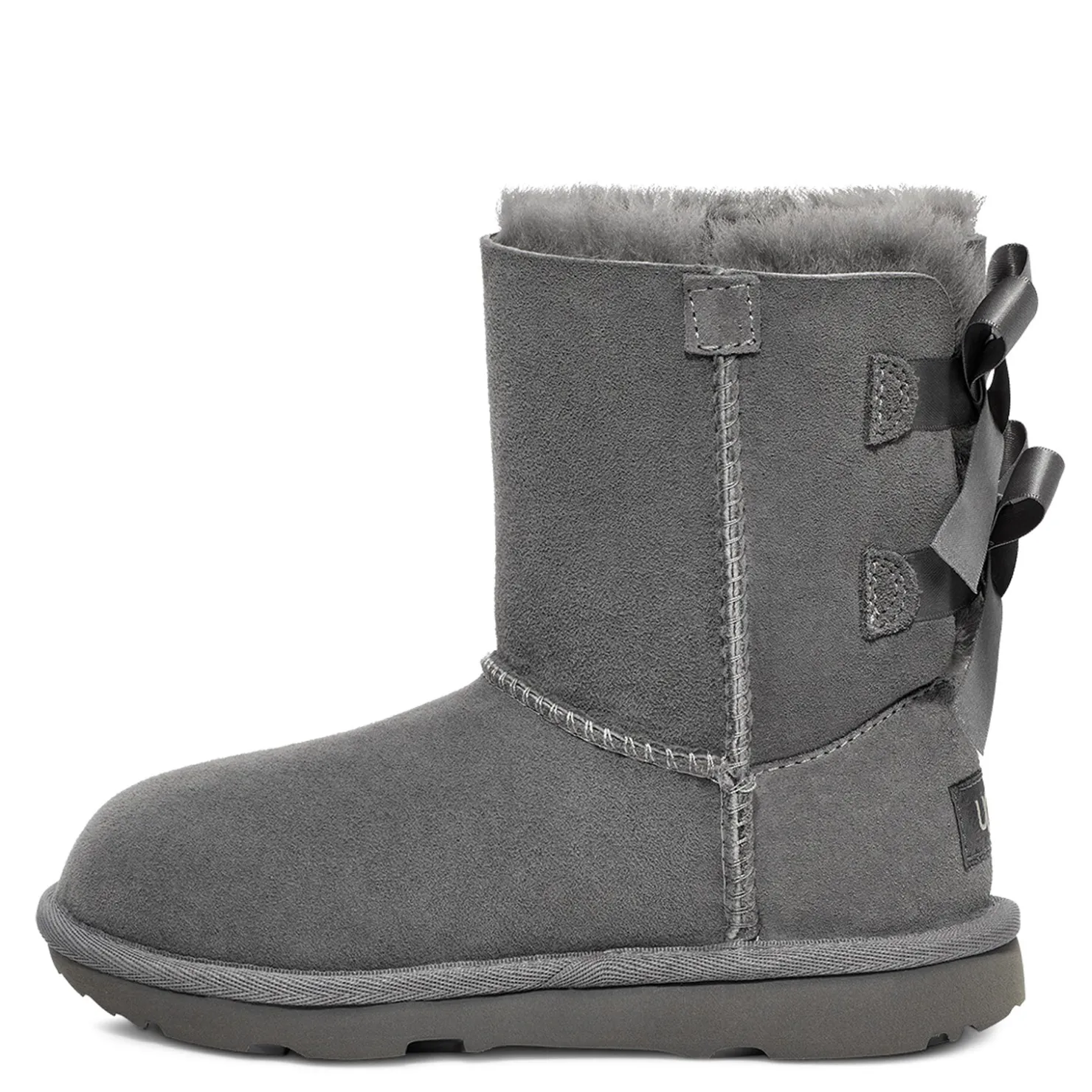 Boots*UGG Girl's , Bailey Bow II Boot - Little Kid & Big Kid Grey