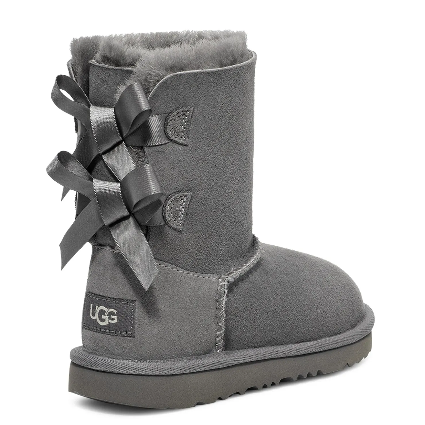 Boots*UGG Girl's , Bailey Bow II Boot - Little Kid & Big Kid Grey