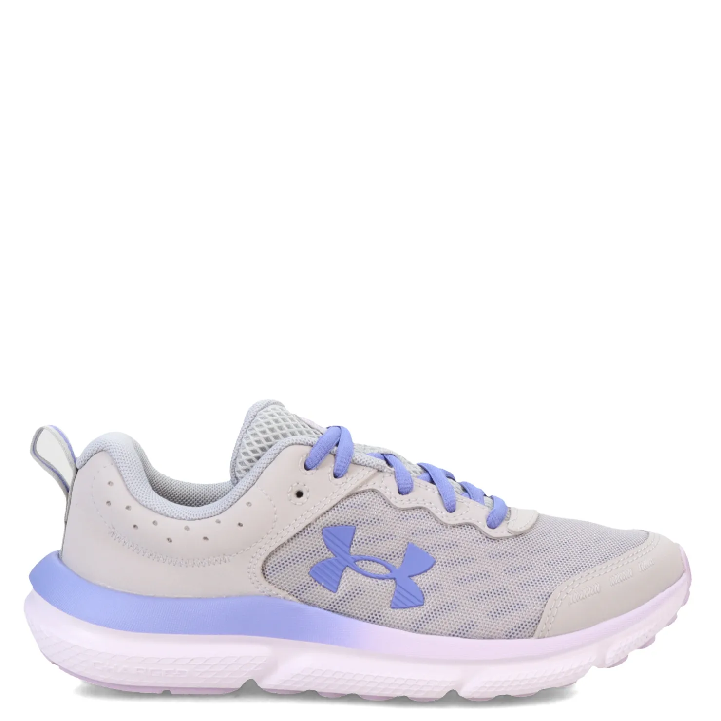 Big Kid (3.5-7)*Under Armour Girl's , Assert 10 Running Shoe - Big Kid Mod Gray/Nebula Purple/Baja Blue