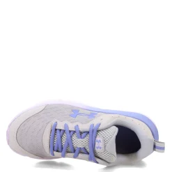 Big Kid (3.5-7)*Under Armour Girl's , Assert 10 Running Shoe - Big Kid Mod Gray/Nebula Purple/Baja Blue