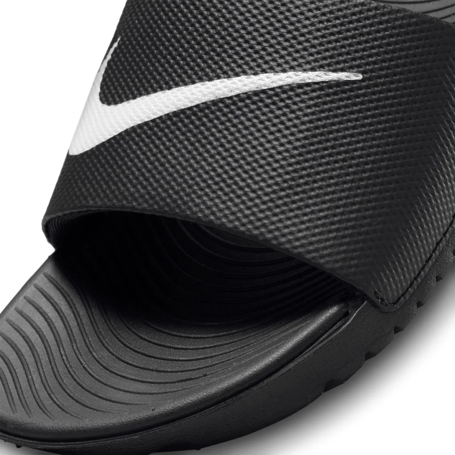 Sandals*Nike Kid's , Kawa Slide Sandal - Little Kid & Big Kid Black/White