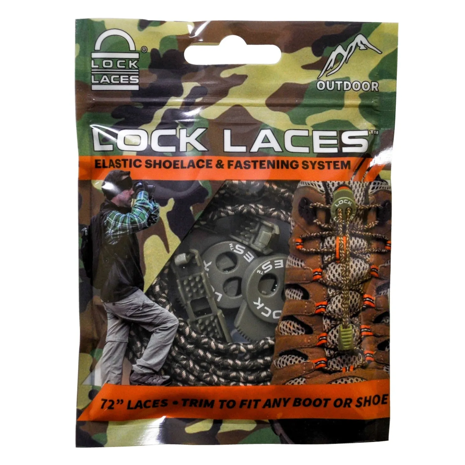 Little Kid (10.5-3)*Lock Laces , Boot No Tie Laces Camo