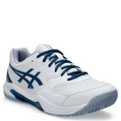 Court*ASICS Men's , GEL-Dedicate 8 Tennis Shoe - Wide Width White/Mako Blue