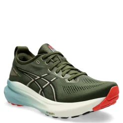 Running*ASICS Men's , GEL-Kayano 31 Running Shoe Smog Green/Black