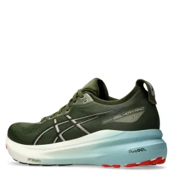 Running*ASICS Men's , GEL-Kayano 31 Running Shoe Smog Green/Black