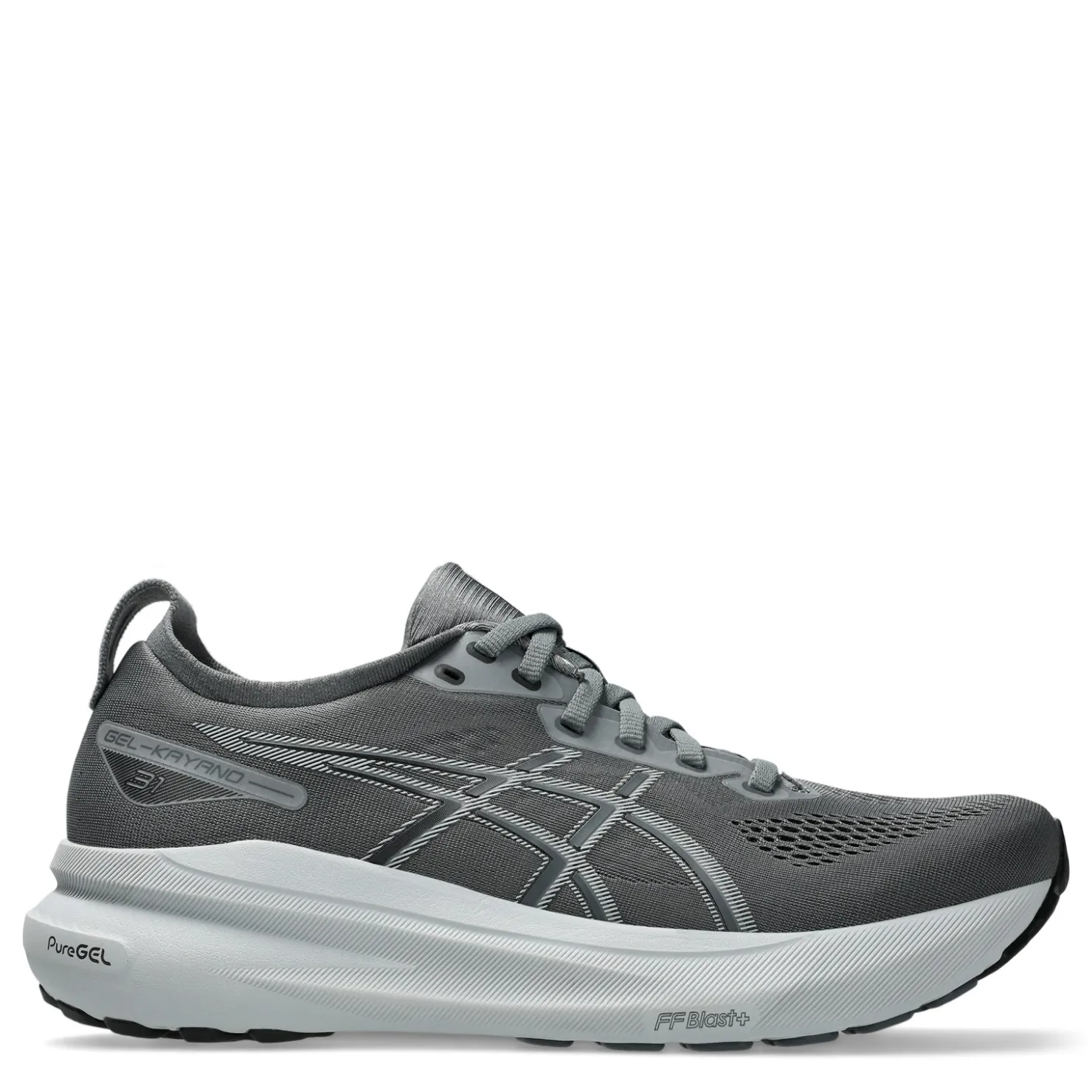 Running*ASICS Men's , GEL-Kayano 31 Running Shoe - Wide Width Steel Grey/Piedmont Grey