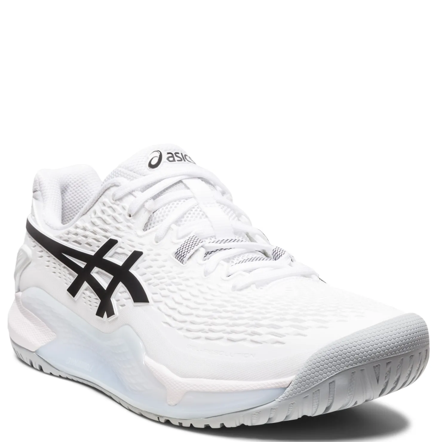 Sneakers & Athletics*ASICS Men's , GEL-Resolution 9 Tennis Shoe White/Black