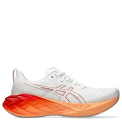Running*ASICS Men's , Novablast 4 Running Shoe White/Moonrock