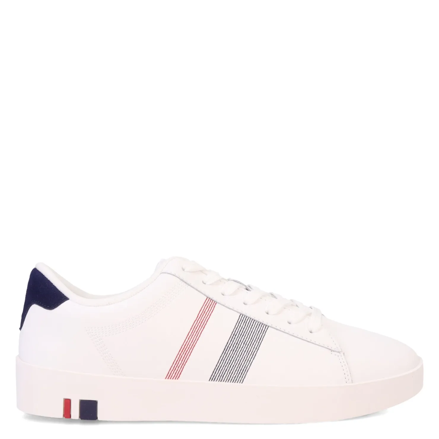 Fashion & Street*Ben Sherman Men's , Boxwell Sneaker White/Navy/Red