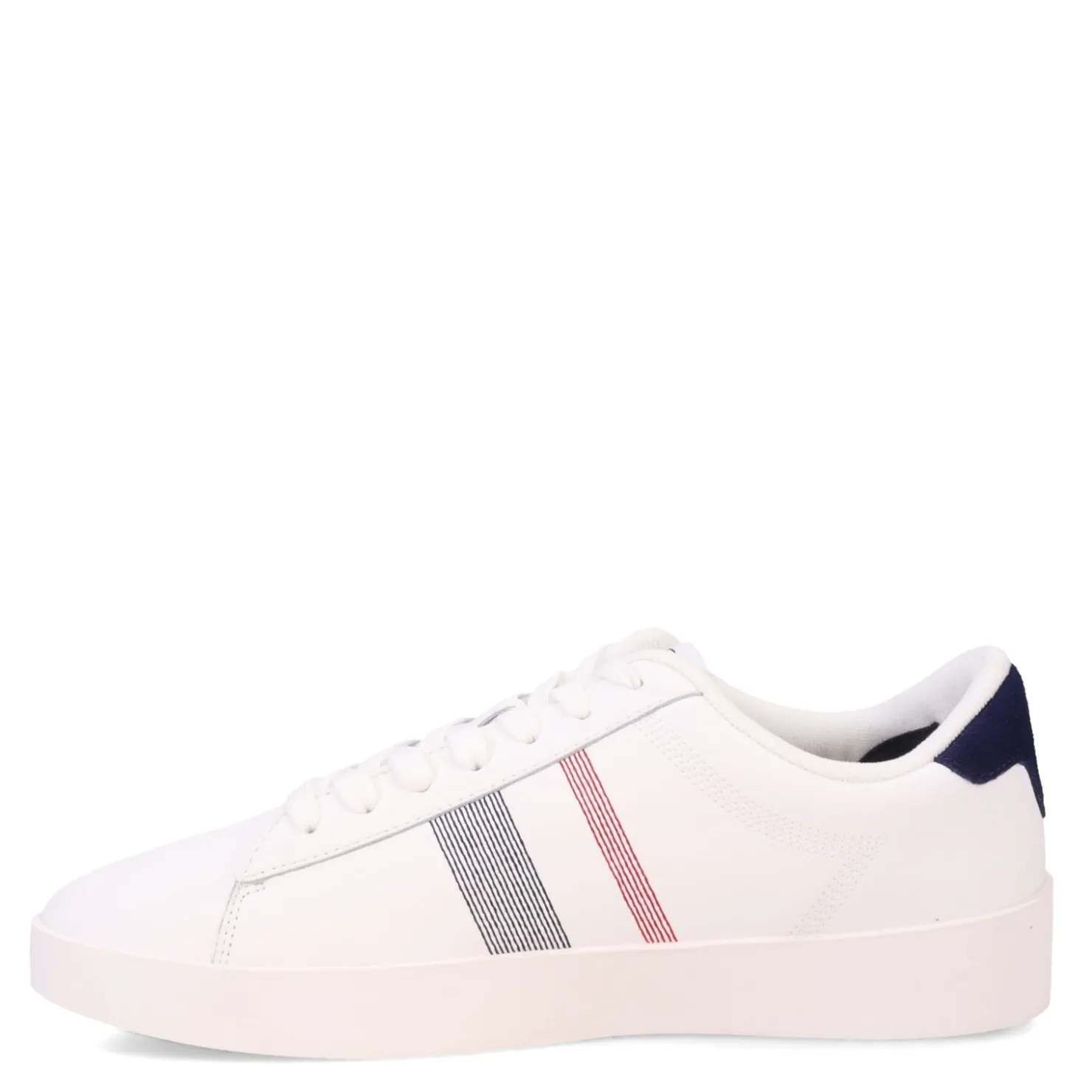 Fashion & Street*Ben Sherman Men's , Boxwell Sneaker White/Navy/Red
